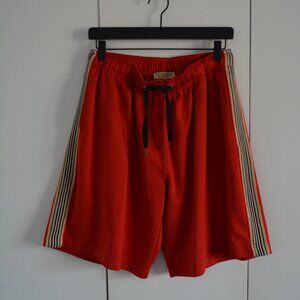 Red BURBERRY London, shorts L Large, side stripe